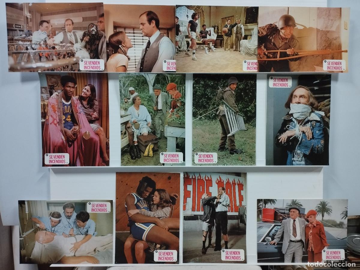 Kino: SE VENDEN INCENDIOS. ALAN ARKIN, ROB REINER, VICENT GARDENIA. 12 FOTOCROMOS