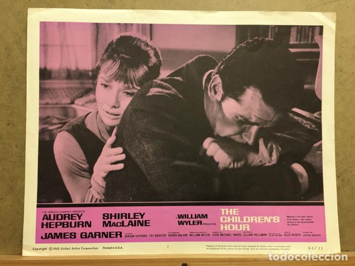 Cine: LB85D LA CALUMNIA JAMES GARNER AUDREY HEPBURN LOBBY CARD ORIGINAL AMERICANO