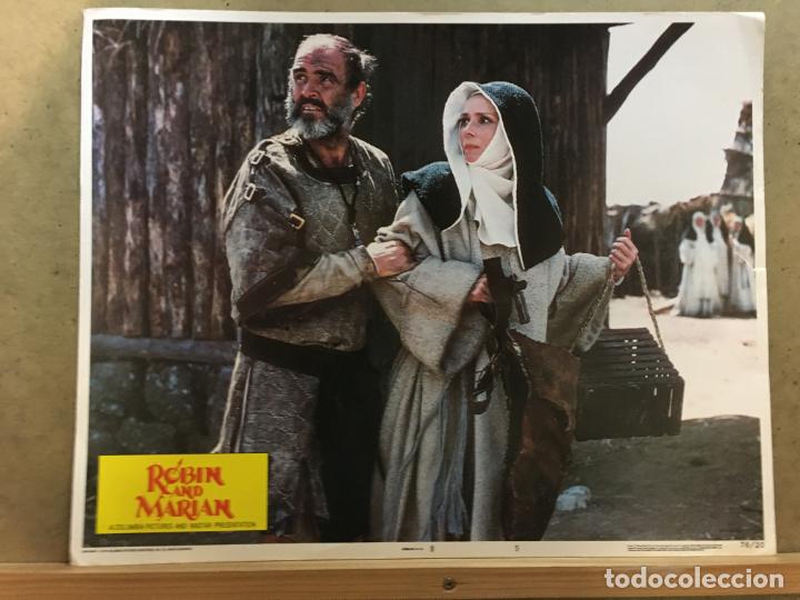 Cine: LB97D GRAN AVENTURA DE ROBIN Y MARIAN AUDREY HEPBURN CONNERY FOTOCROMO LOBBY CARD ORIGINAL AMERICANO