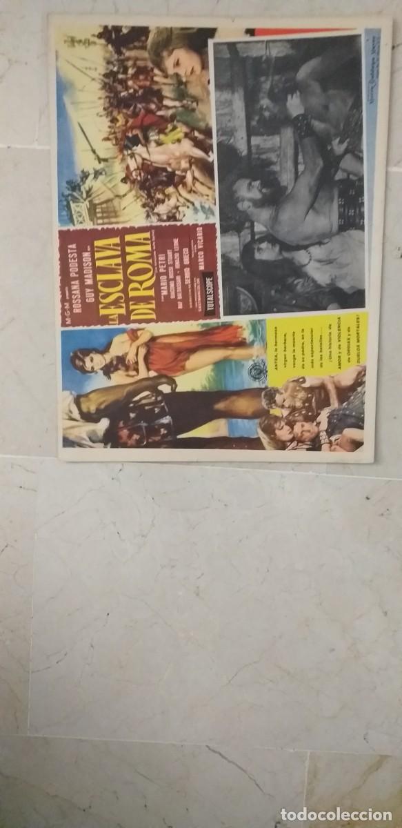 Cin&eacute;ma: LA ESCLAVA DE ROMA GUY MADISON ROSSANA PODESTA LOBBY CARD ORIGINAL