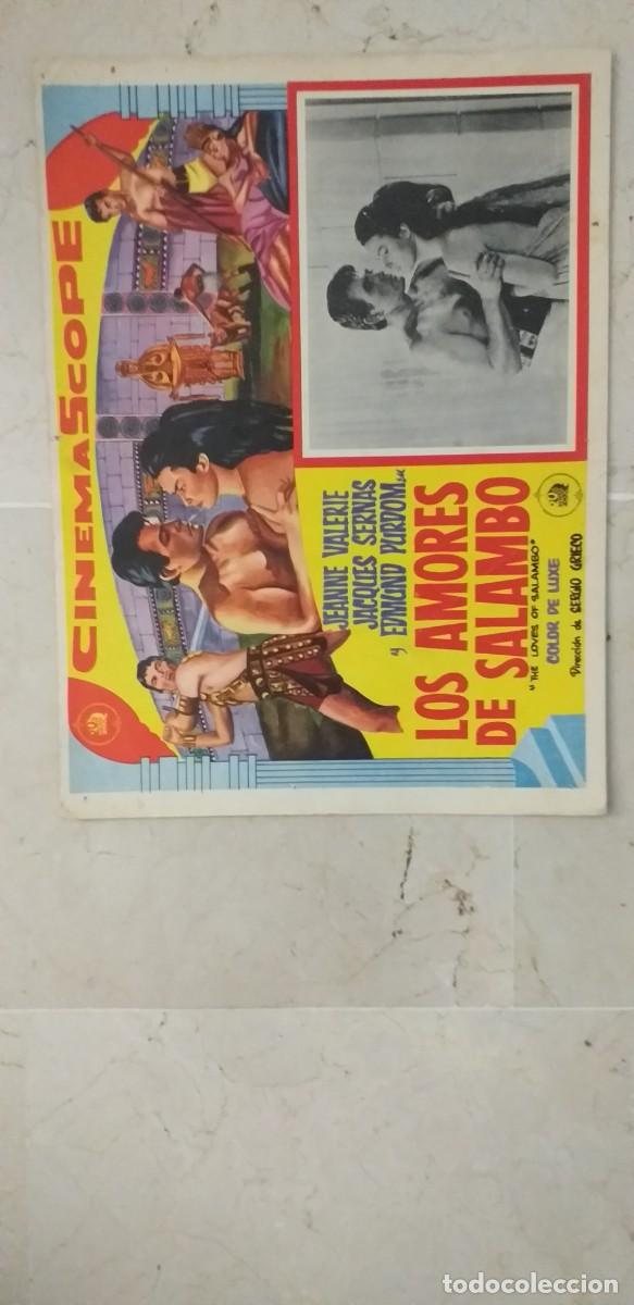 Cinema: LOS AMORES DE SALAMBO JACQUES SERNAS JEANNE VALERIE LOBBY CARD ORIGINAL