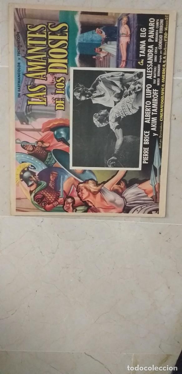 Cinema: LOS AMANTES DE LOS DIOSES TAINA ELG PIERRE BRICE LOBBY CARD ORIGINAL