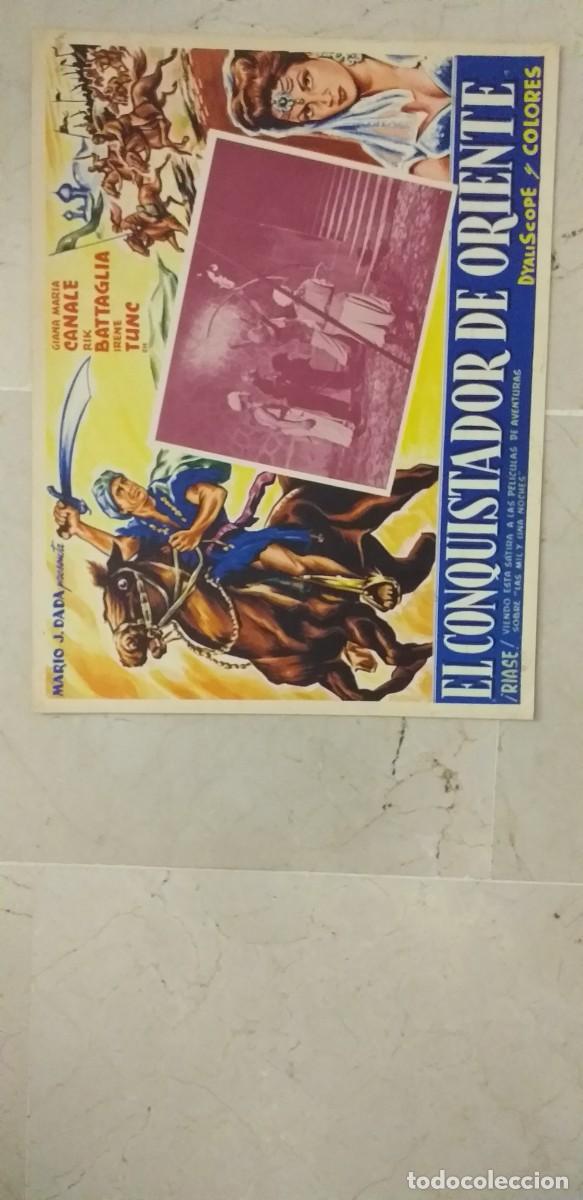Cinema: EL CONQUISTADOR DE ORIENTE GIANA MARIA CANALE RICK BATTAGLIA LOBBY CARD ORIGINAL