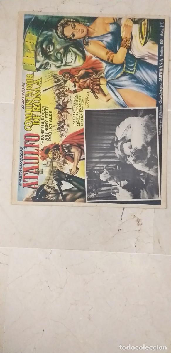 Cine: ATAULFO CONQUISTADOR DE ROMA ANTHONY STEEL LOBBY CARD ORIGINAL