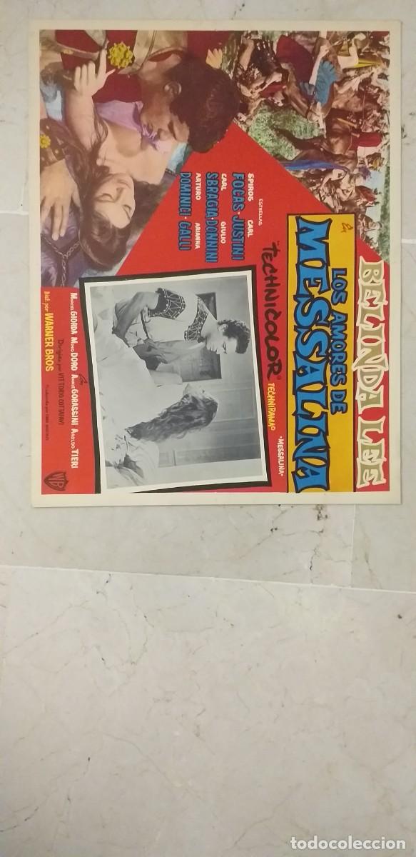 Cine: LOS AMORES DE MESSALINA BELINDA LEE LOBBY CARD ORIGINAL
