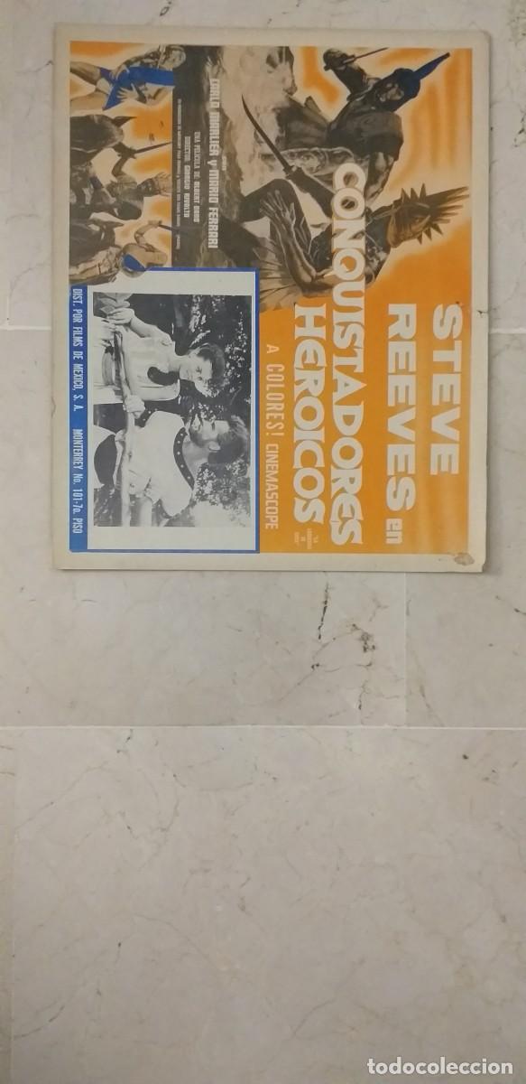 Cine: CONQUISTADORES HEROICOS(LA LEYENDA DE ENEAS) STEVE REEVES LOBBY CARD ORIGINAL