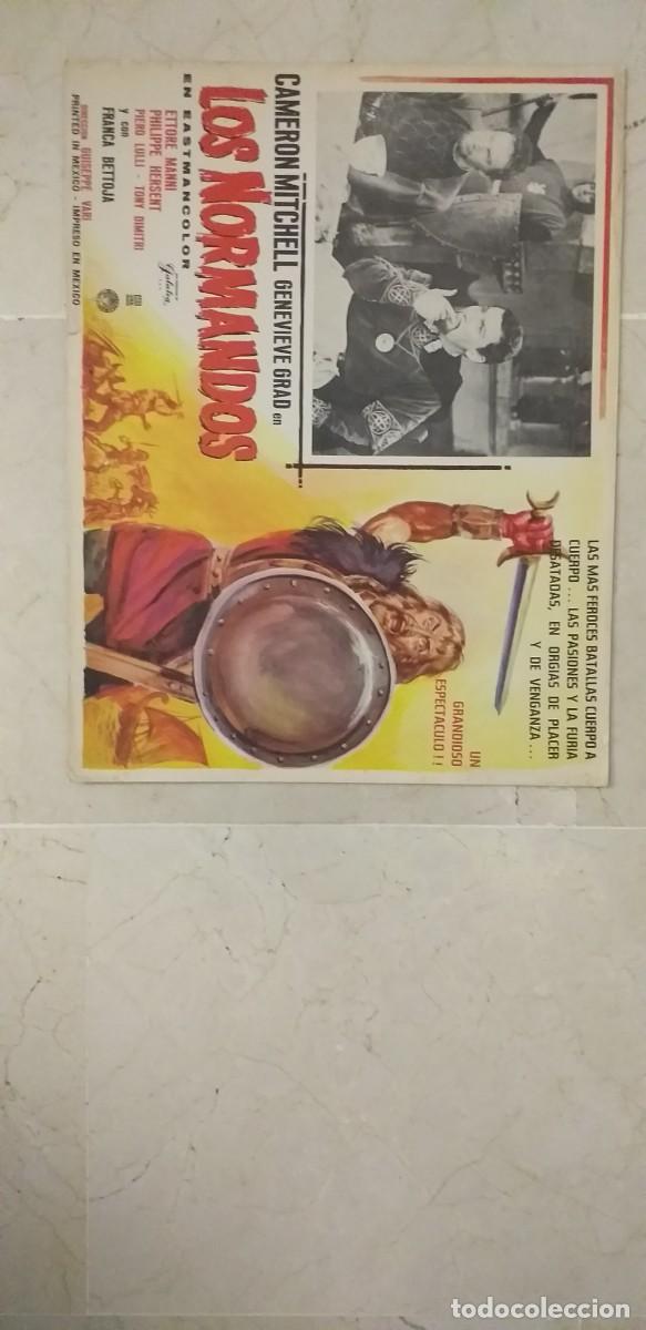 Cine: LOS NORMANDOS CAMERON MITCHELL LOBBY CARD ORIGINAL