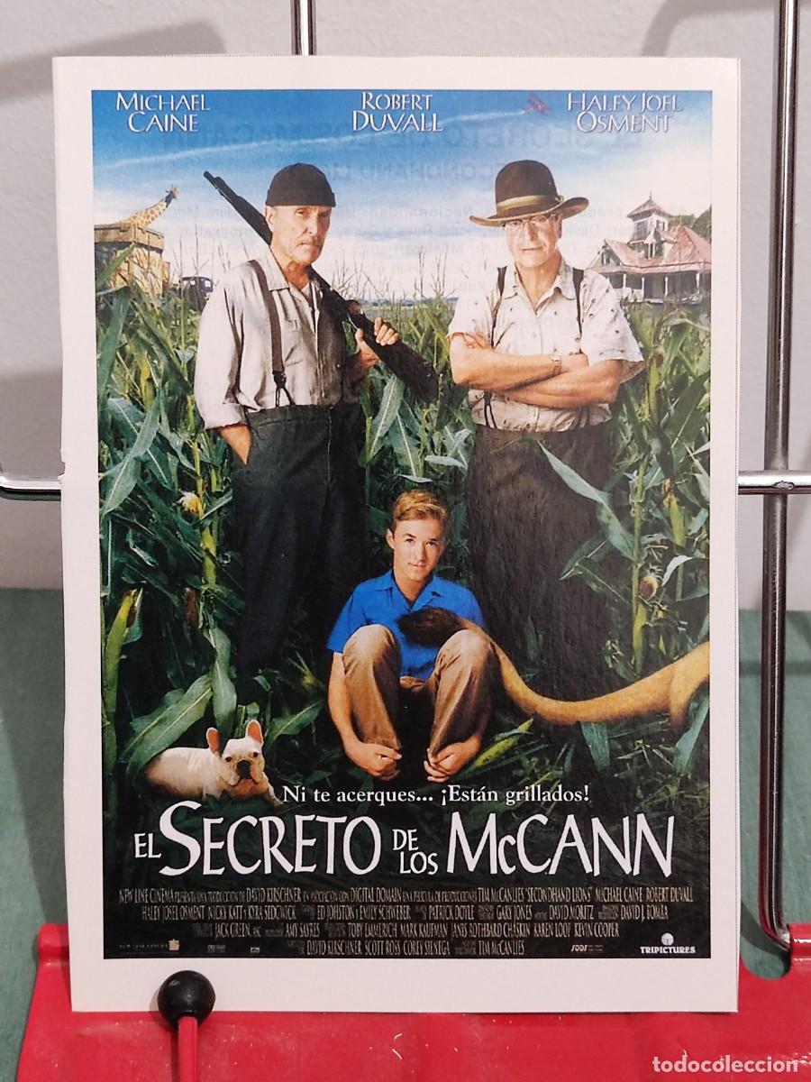 Cinema: El secreto de los McCann . Ficha revista Accion cine