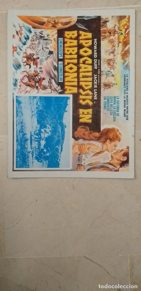 Cine: APOCALIPSIS EN BABILONIA HOWARD DUFF LOBBY CARD ORIGINAL