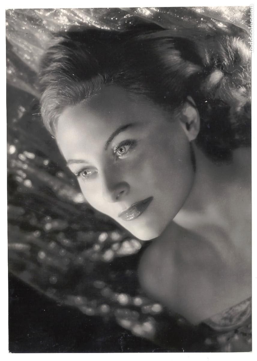 Kino: FJC 0366 MICHELE MORGAN FOTO B/N ORIGINAL FRANCESA FOTOGRAFO SAM LEVIN