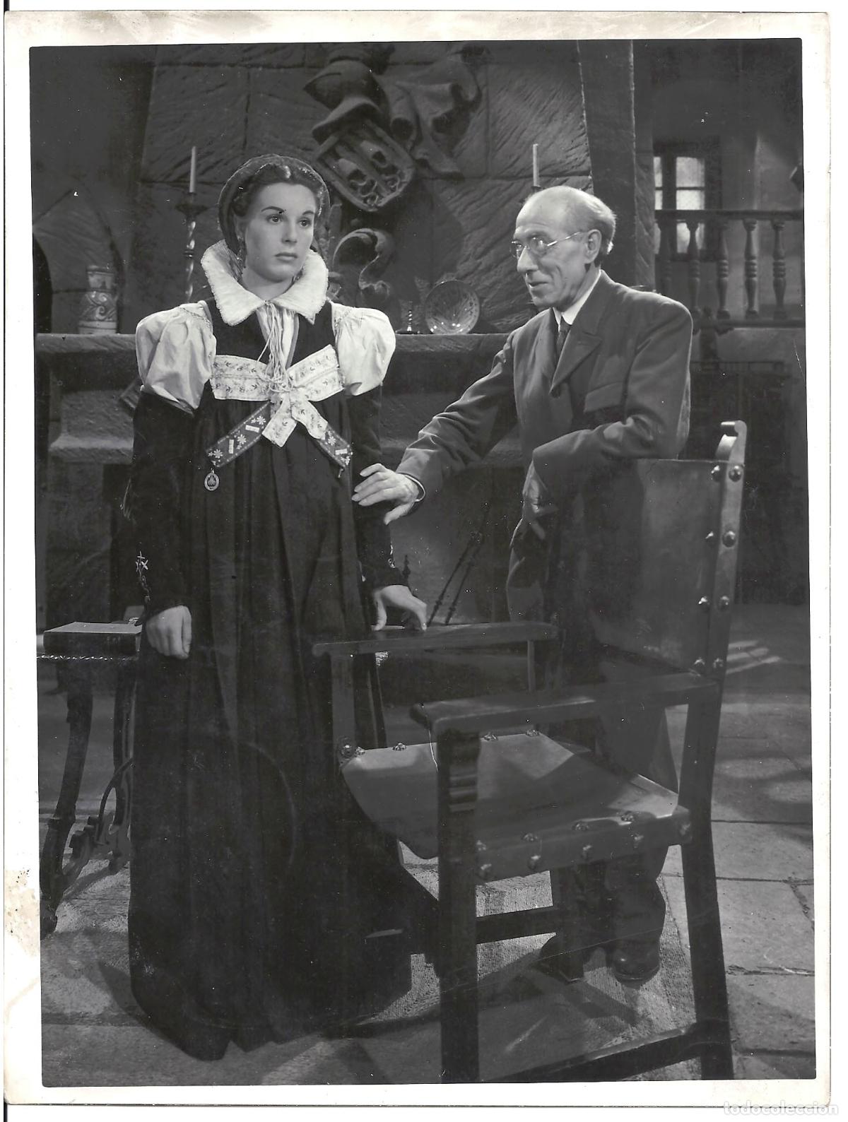 Cine: FJC 0414 BLANCA DE SILOS NICOLAS PERCHICOT FOTO B/N ORIGINAL ESPA&Ntilde;OLA FOTOGRAFO GUIRAU