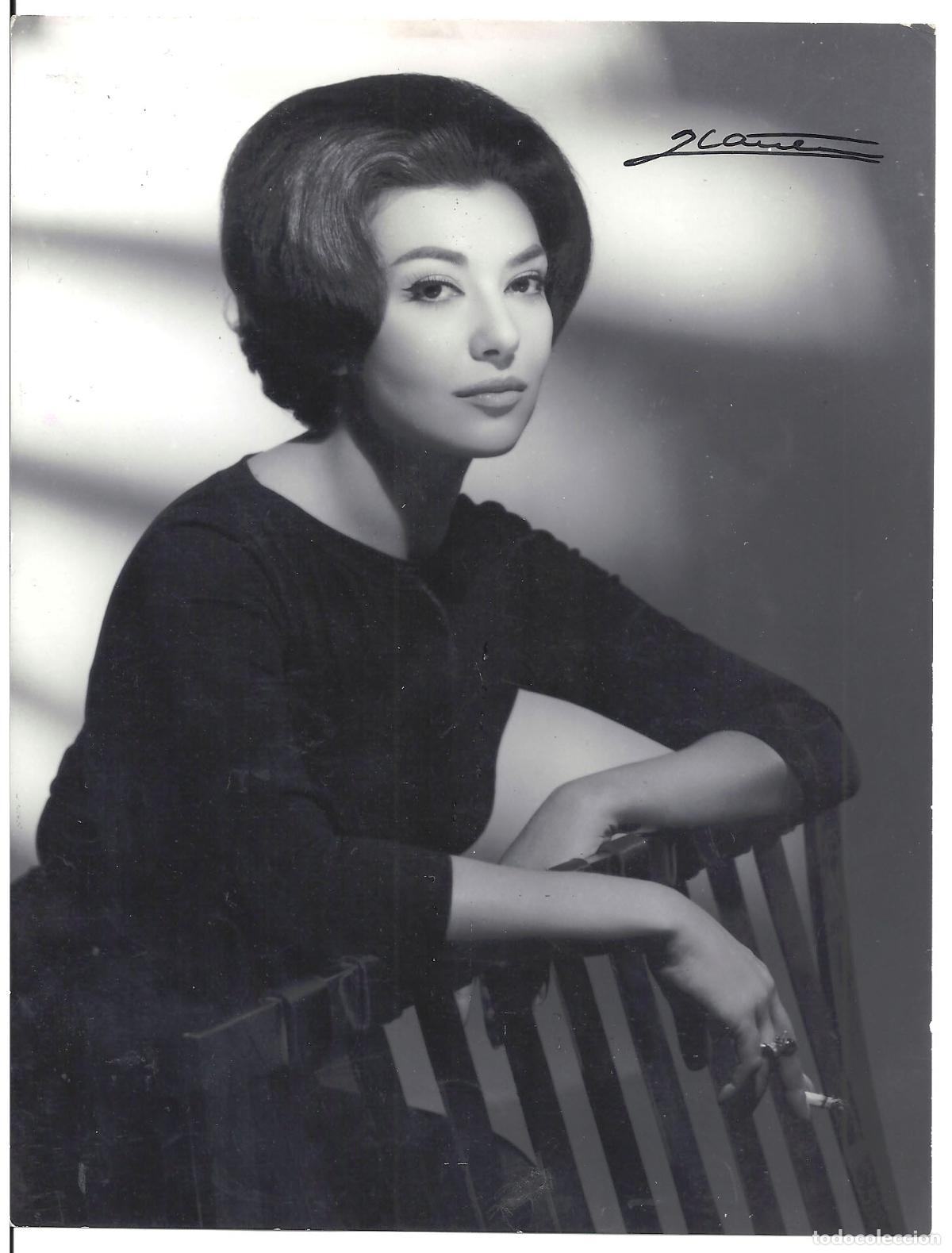 Cine: FJC 0421 ANA ESMERALDA FOTO B/N ORIGINAL ESPA&Ntilde;OLA FOTOGRAFO IBA&Ntilde;EZ
