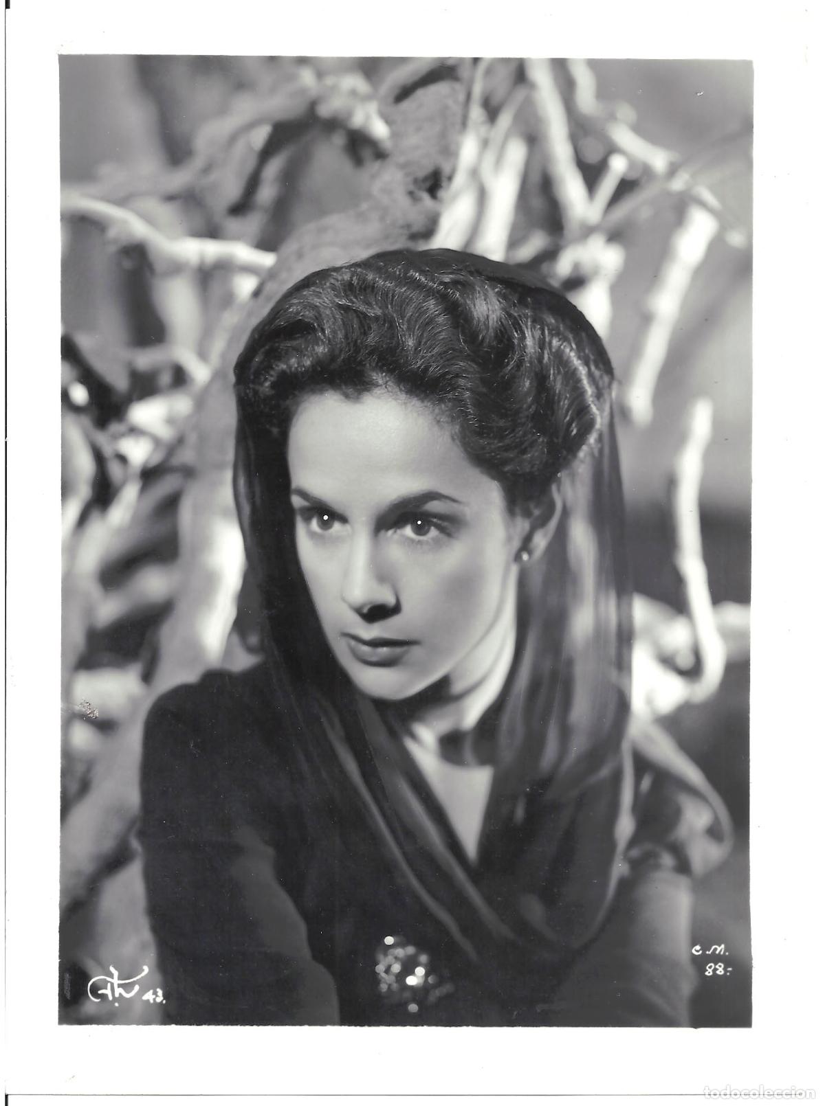 Cine: FJC 0424 DELIA GARCES CASA DE MU&Ntilde;ECAS FOTOGRAFIA FOTO B/N ORIGINAL ARGENTINA