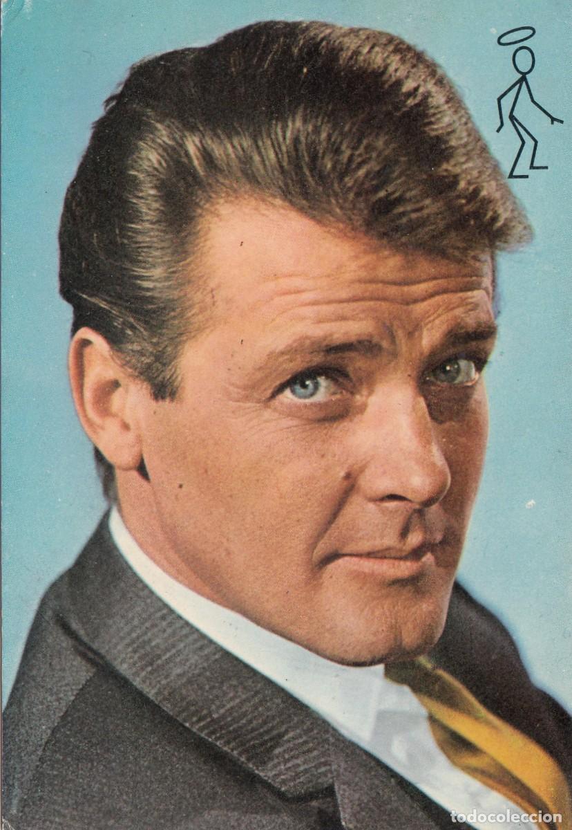 Kino: Postal Oscarcolor - a&ntilde;os 60 - Roger Moore (El Santo) - N.&ordm;. 556 - (Escasa) - S/C
