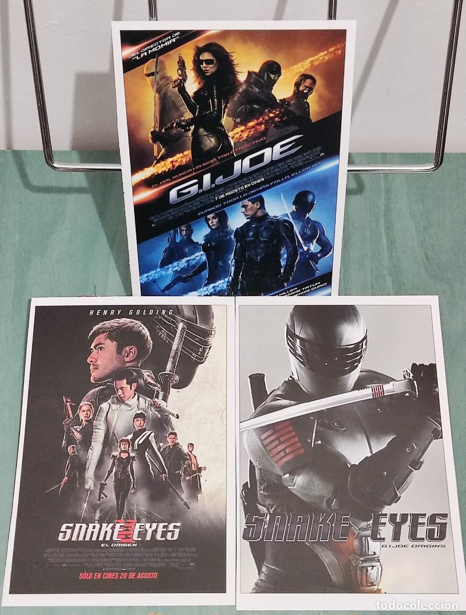 Cinema: G.I. Joe y Snake eyes El origen (G. I. Joe origins) . 3 Fichas revista Accion cine