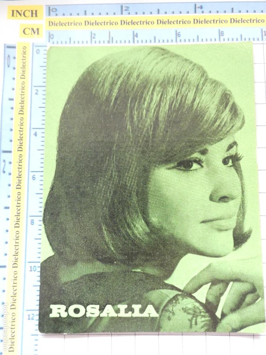 Cinema: POSTAL DE ARTISTAS ACTRICES CANTANTES. DISCOGRAF&Iacute;A DE ROSAL&Iacute;A DISCOS ZAFIRO. 1289
