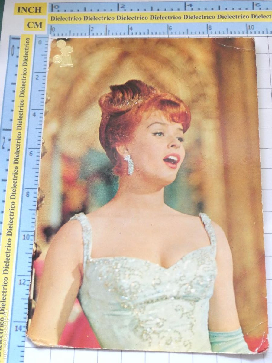 Cinema: POSTAL DE ARTISTAS ACTRICES CANTANTES. A&Ntilde;O 1964. SENTA BERGER 135 TORO BRONCE. 1299