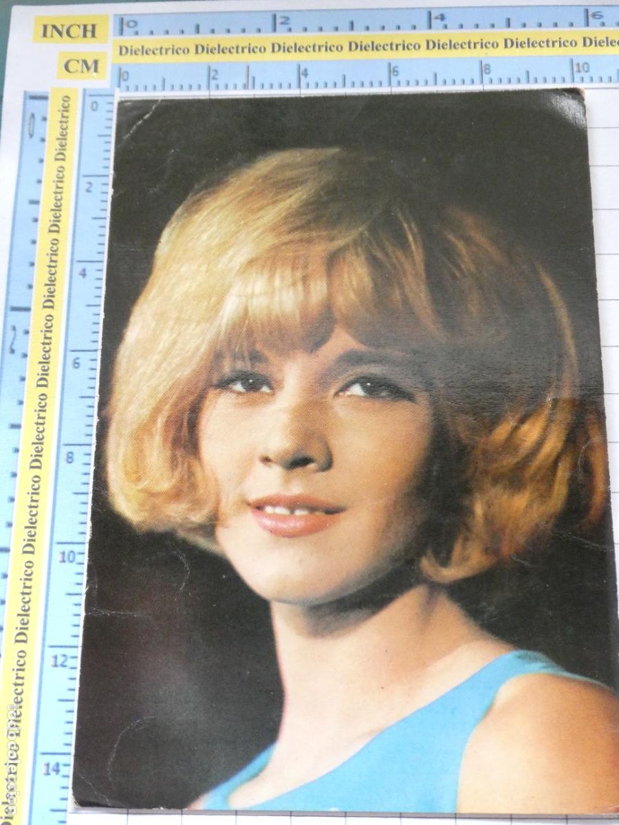 Cinema: POSTAL DE ARTISTAS ACTRICES CANTANTES. A&Ntilde;O 1965. SILVIE VARTAN 11 BERGAS. 1303