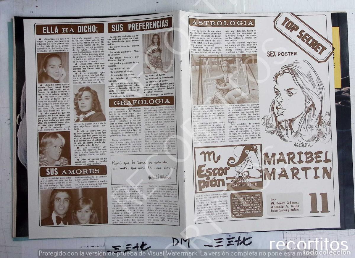 Kino: TOP SECRET SEX POSTER 11 MARIBEL MARTIN