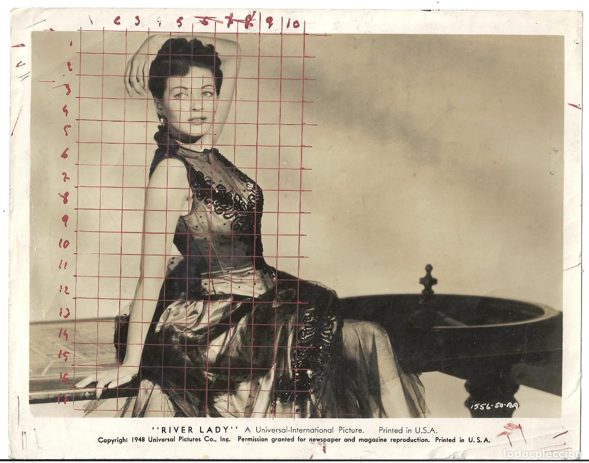 Kino: F35066 YVONNE DE CARLO RIO ABAJO FOTO B/N ORIGINAL AMERICANA