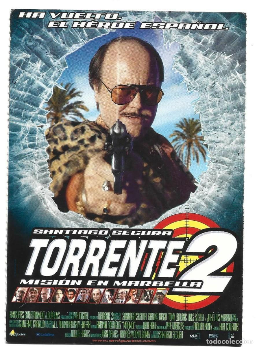 Cine: 1 postal de cine la pelicula torrente 2 mision en marbella