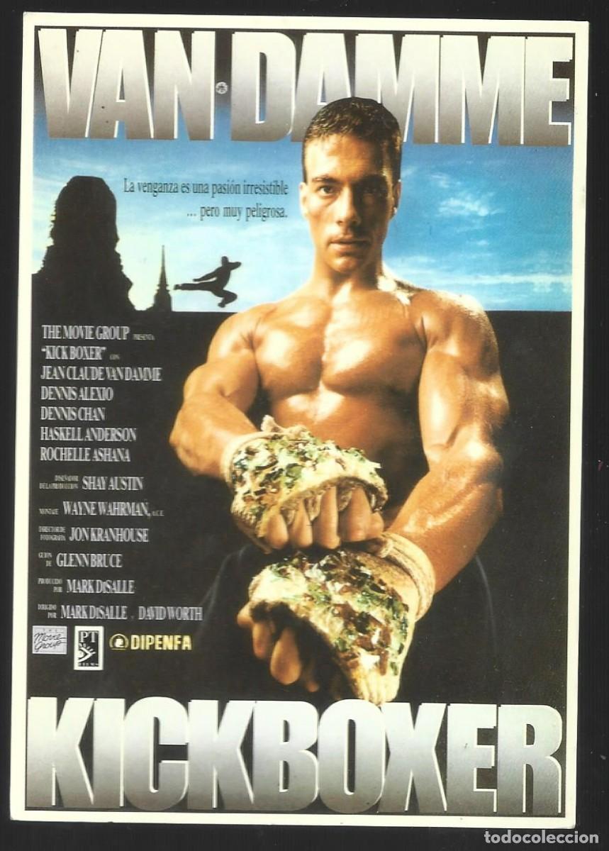 Cine: 1 postal de cine la pelicula kickboxer
