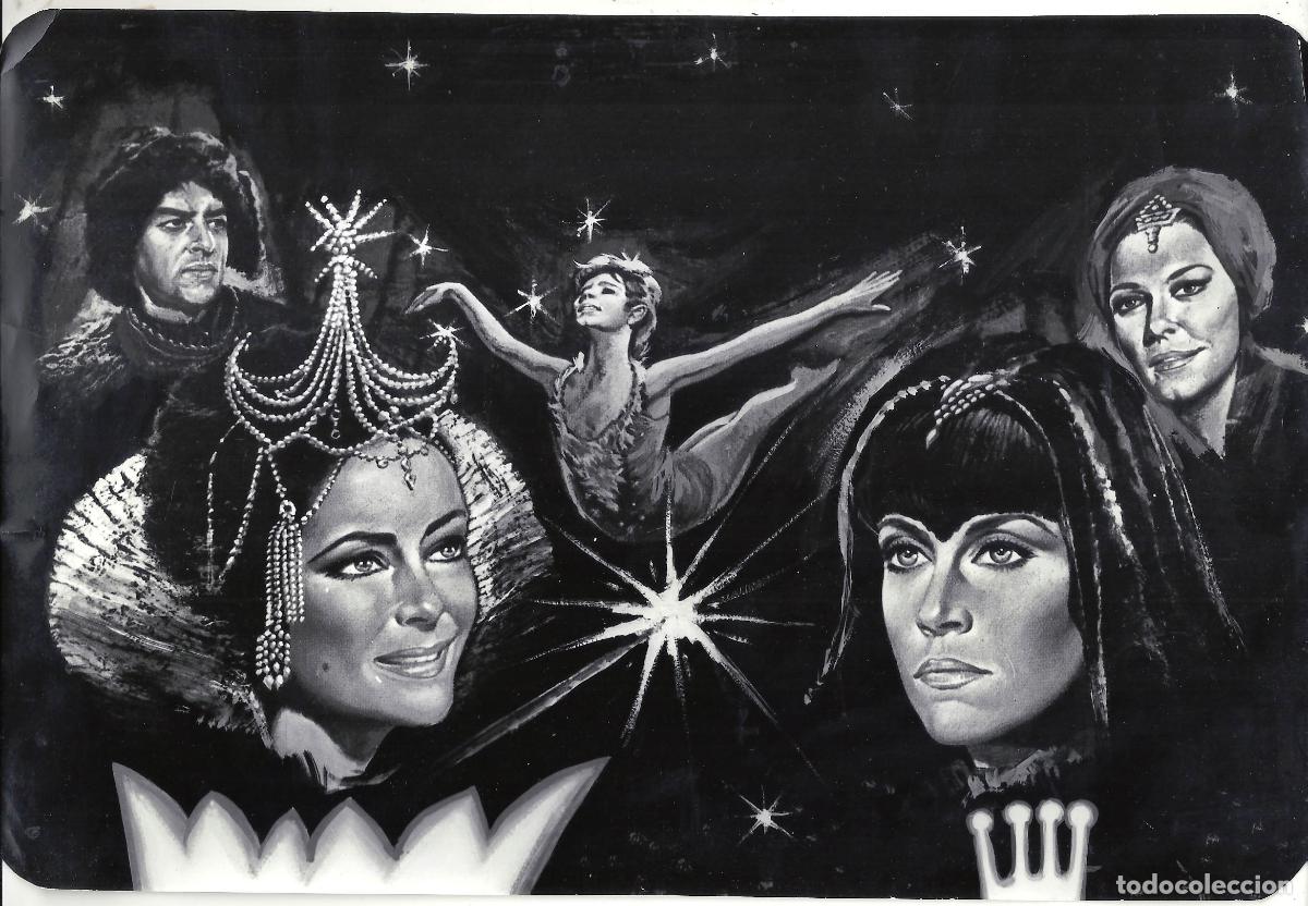 Cine: F34966 EL PAJARO AZUL ELIZABETH TAYLOR JANE FONDA AVA GARDNER FOTO B/N ORIGINAL ESPA&Ntilde;OLA