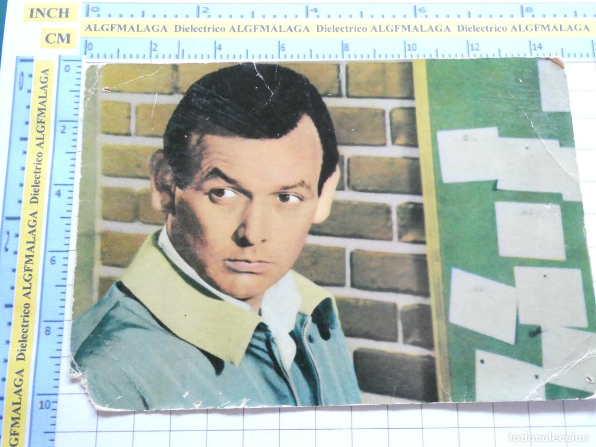Kino: POSTAL DE ARTISTAS. A&Ntilde;O 1966. DAVID JANSSEN EL FUGITIVO. 1550