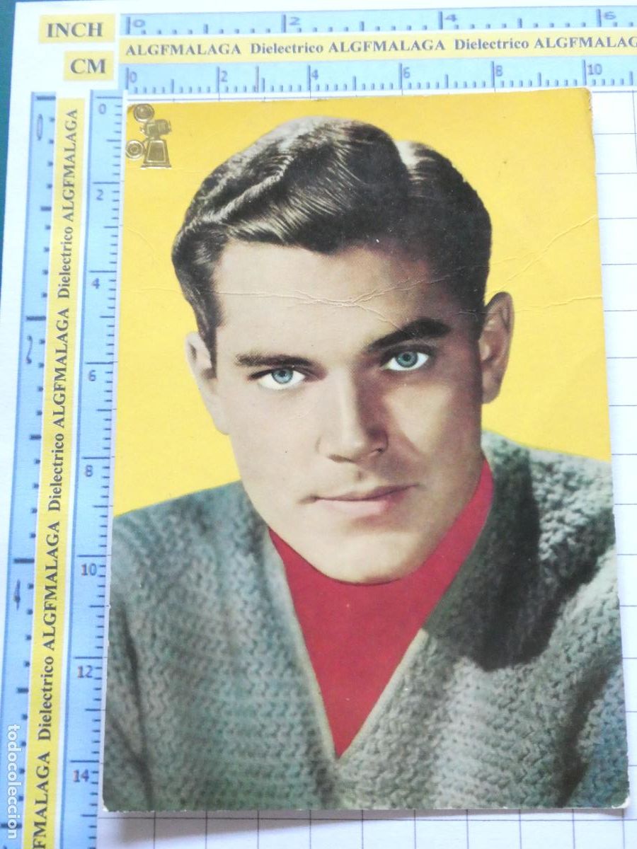 Kino: POSTAL DE ARTISTAS. A&Ntilde;O 1964. JEFFREY HUNTER 146 TORO BRONCE. 1553