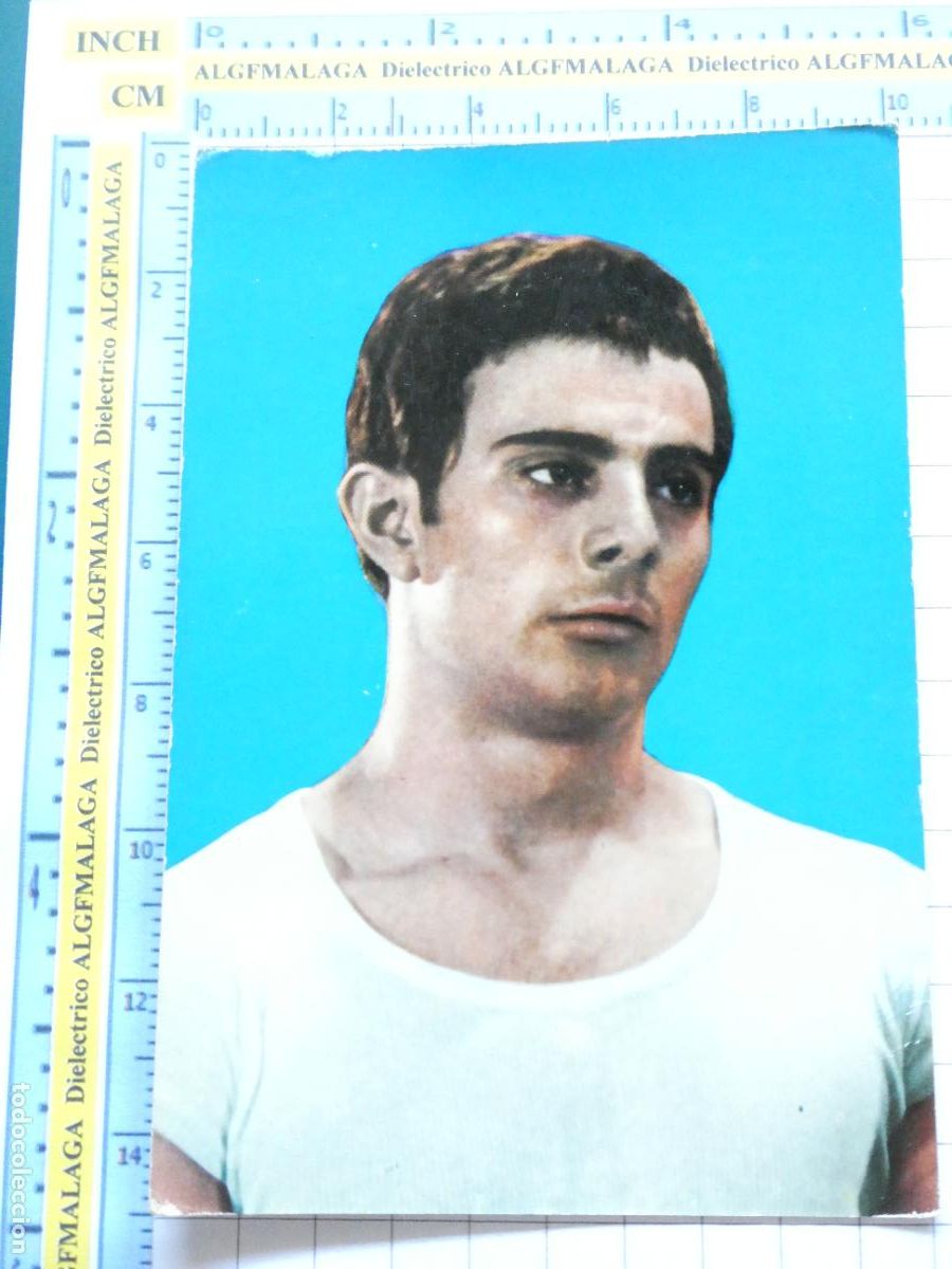 Cinema: POSTAL DE ARTISTAS ACTOR CINE. A&Ntilde;O 1963. JULIAN MATEOS 22 BERGAS. 1556