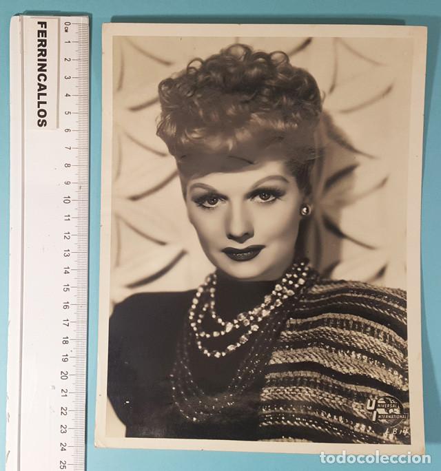 Cin&eacute;ma: FOTO PROMOCIONAL LUCILLE BALL UNIVERSAL INTERNATIONAL 18 X 24 CM
