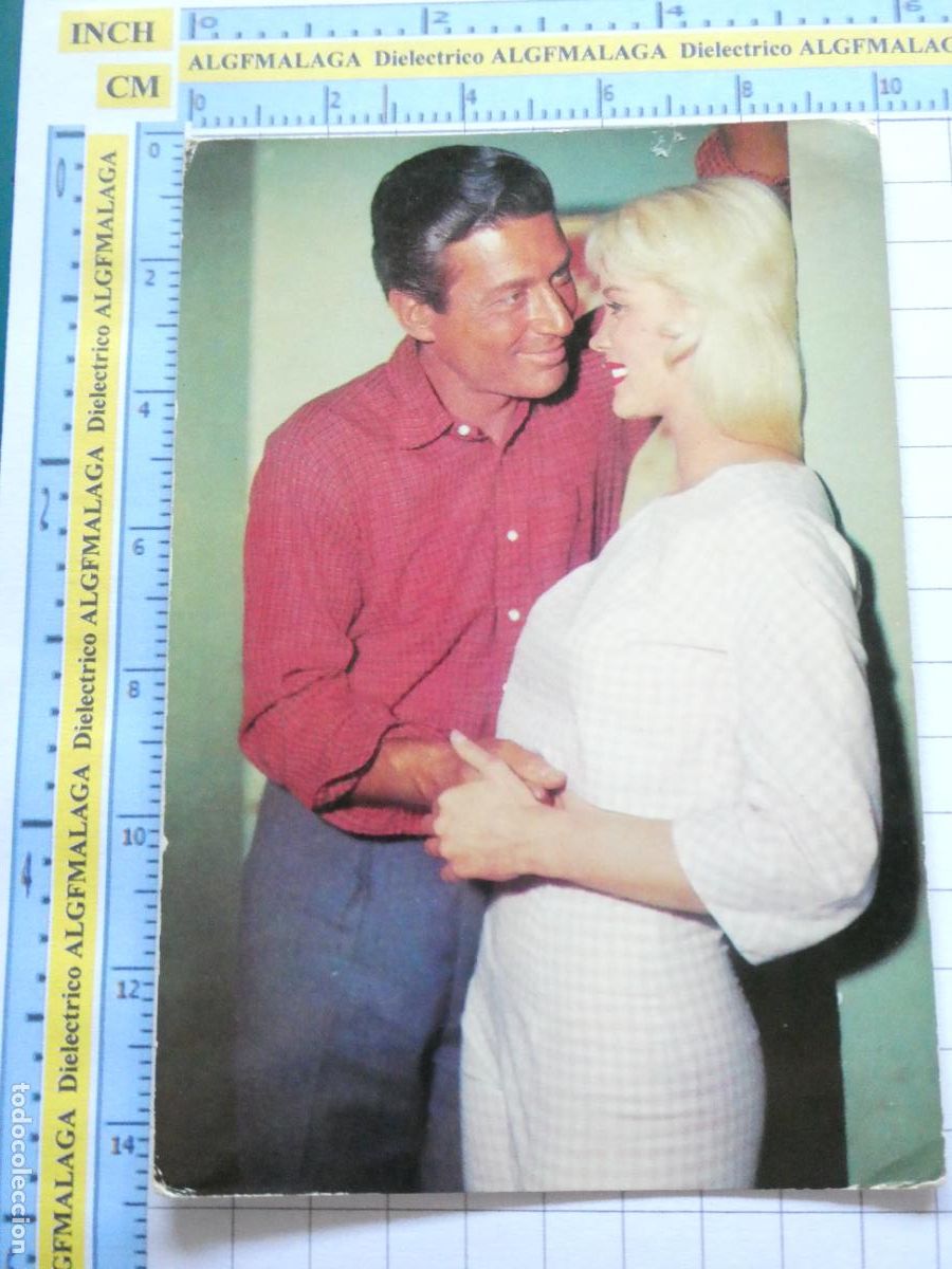 Kino: POSTAL DE CINE ARTISTAS ACTORES. EFREM ZIMBALIST DOROTHY PROVINE. 376 OSCARCOLOR. 1576