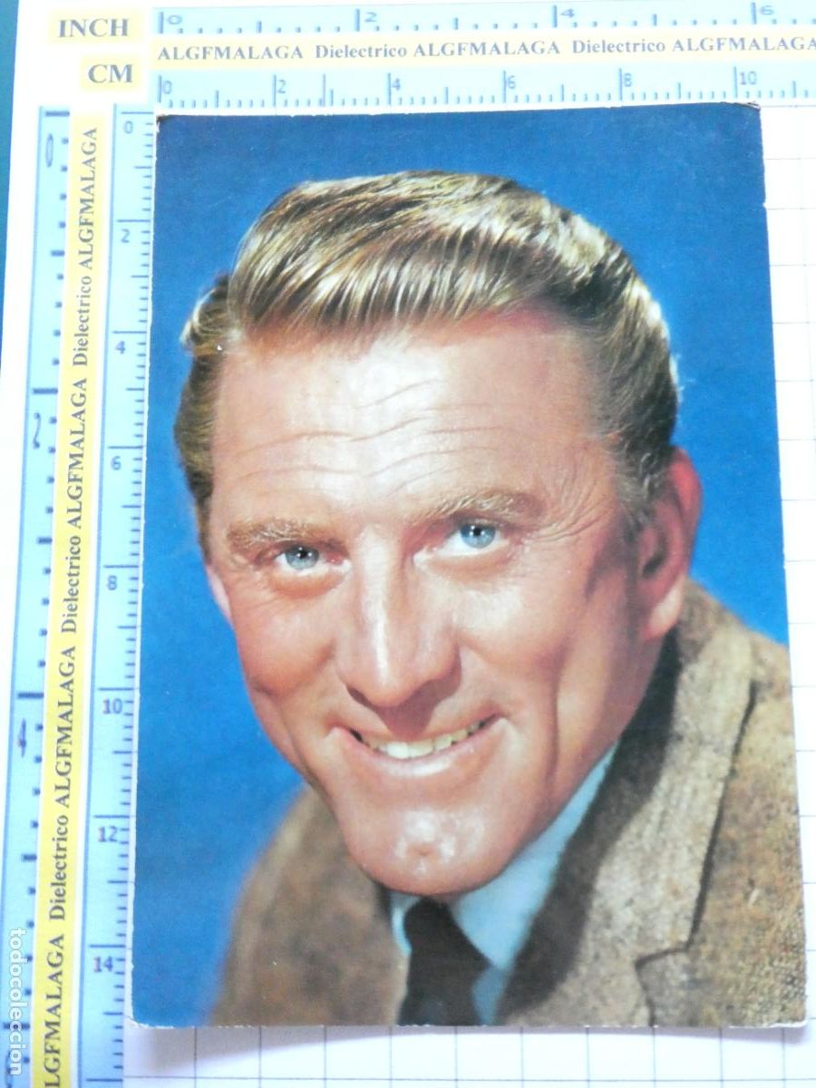 Kino: POSTAL DE CINE ARTISTAS ACTORES. A&Ntilde;O 1965. KIRK DOUGLAS 363 OSCARCOLOR. 1580