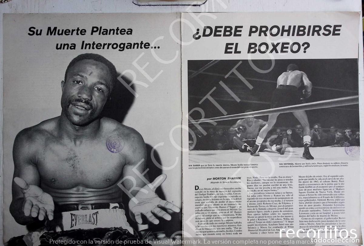 Kino: DAVEY MOORE BOXEO