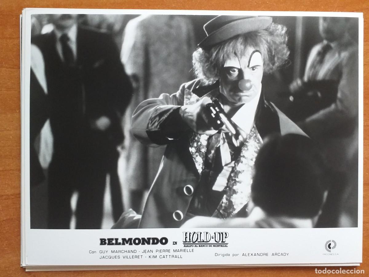 Cine: FOTOGRAF&Iacute;A PEL&Iacute;CULA -HOLD - UP- CON BELMONDO - EN NEGRO