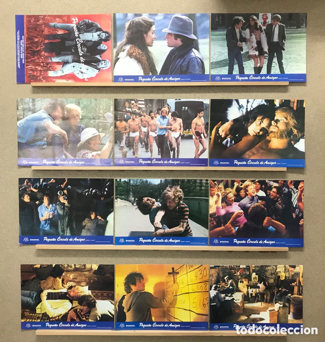 Cinema: PEQUE&Ntilde;O CIRCULO DE AMIGOS - BRAD DAVIS, KAREN ALLEN - SET COMPLETO 12 FOTOCROMOS