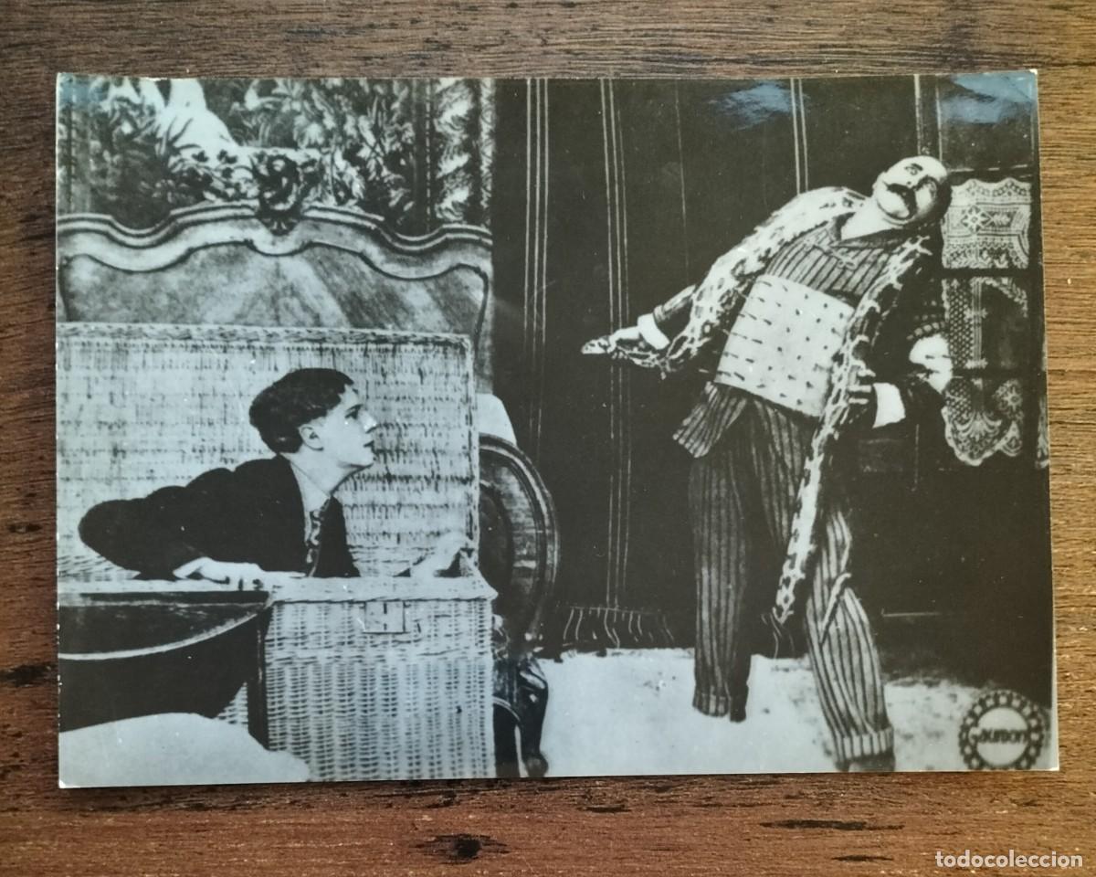 Cine: FOTOGRAF&Iacute;A DE FANTOMAS: A LA SOMBRA DE LA GUILLOTINA (1913) DE LOUIS FEUILLADE, 18X13 CM