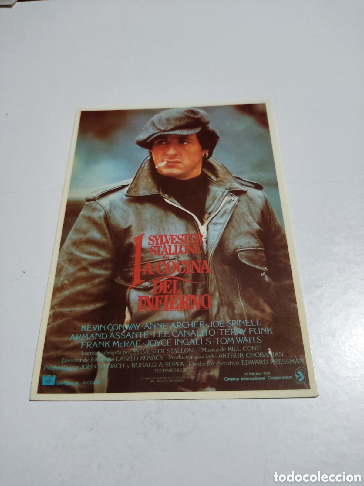 Cine: Postal La cocina del infierno, sylvester Stallone