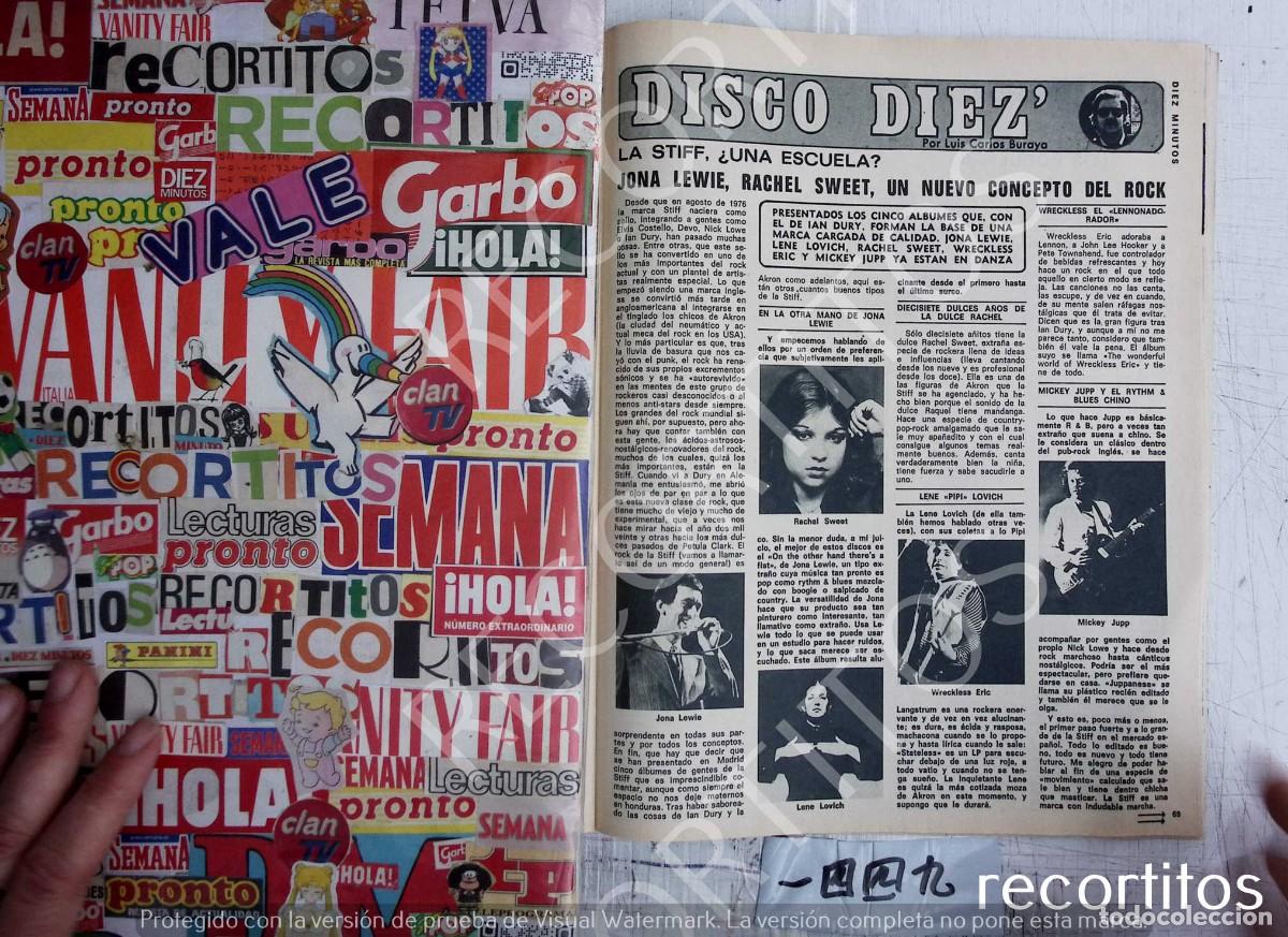 Kino: RACHEL SWEET JONA LEWIE WRECKLESS ERIC LENE LOVICH MICKEY JUPP