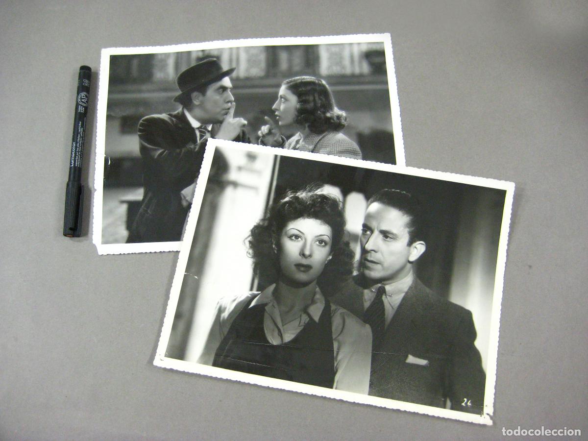 Cine: PAREJA DE FOTOGRAF&Iacute;AS DE ALGUNA PEL&Iacute;CULA ESPA&Ntilde;OLA DE LOS A&Ntilde;OS 40 DESCONOCIDA