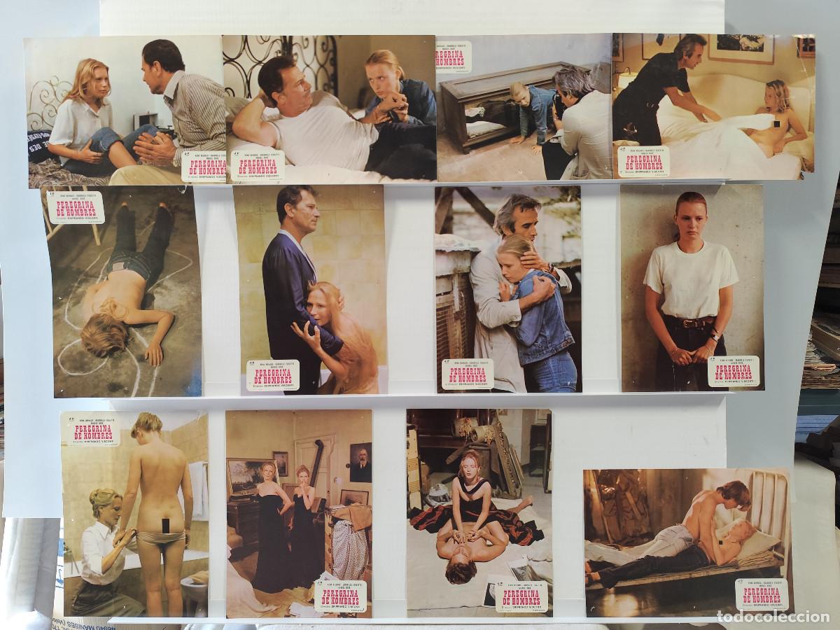 Cine: PEREGRINA DE HOMBRES MIGUEL BOSE Rena Niehaus Michele Placido 12 FOTOCROMOS