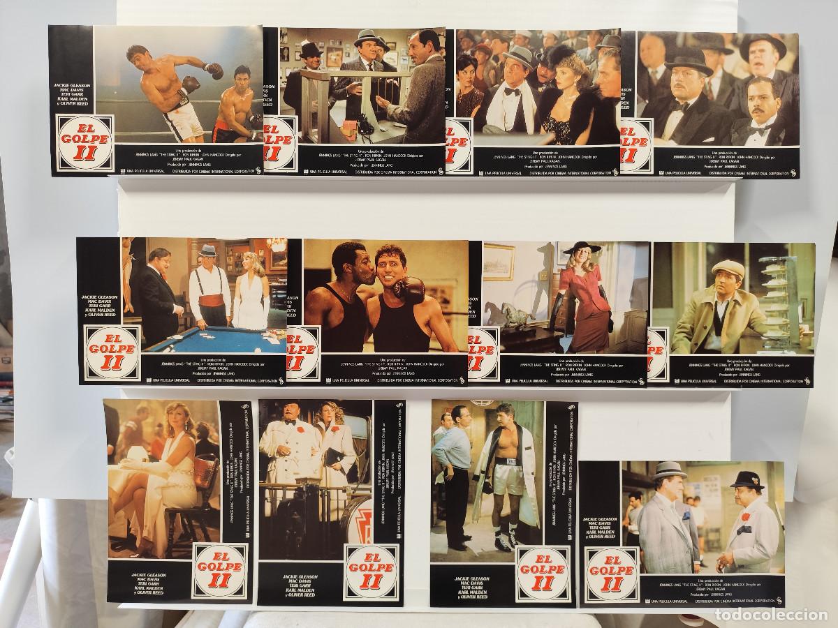 Cinema: EL GOLPE II. JACKIE GLEASON, KARL MALDEN. 12 FOTOCROMOS