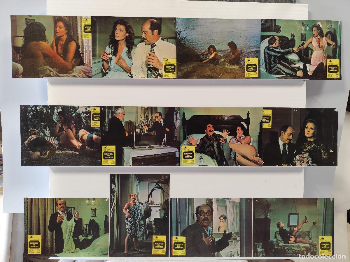 Cine: NOSOTROS LOS DECENTES. CARMEN SEVILLA, LOPEZ VAZQUEZ. 12 FOTOCROMOS