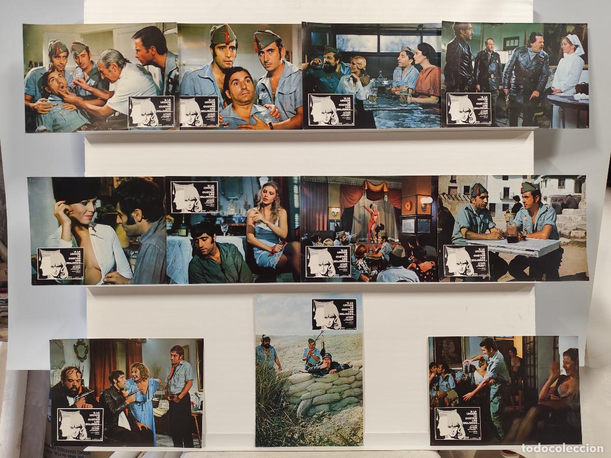 Cine: A LA LEGION LE GUSTAN LAS MUJERES. MANOLO CODESO, LUIS VARELA, SUSANA MAYO 11 FOTOCROMOS