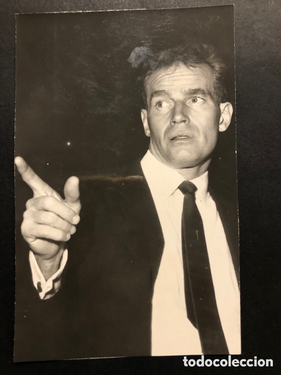 Cine: Foto original de charlton heston en Madrid foto alfredo