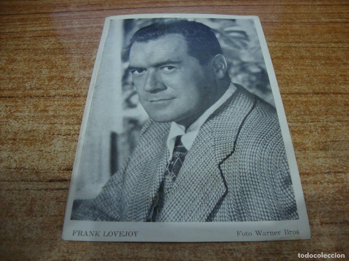 Cine: FOTO COLECCION ARTISTAS DE LA PANTALLA REVISTA FLORITA FRANK LOVEJOY