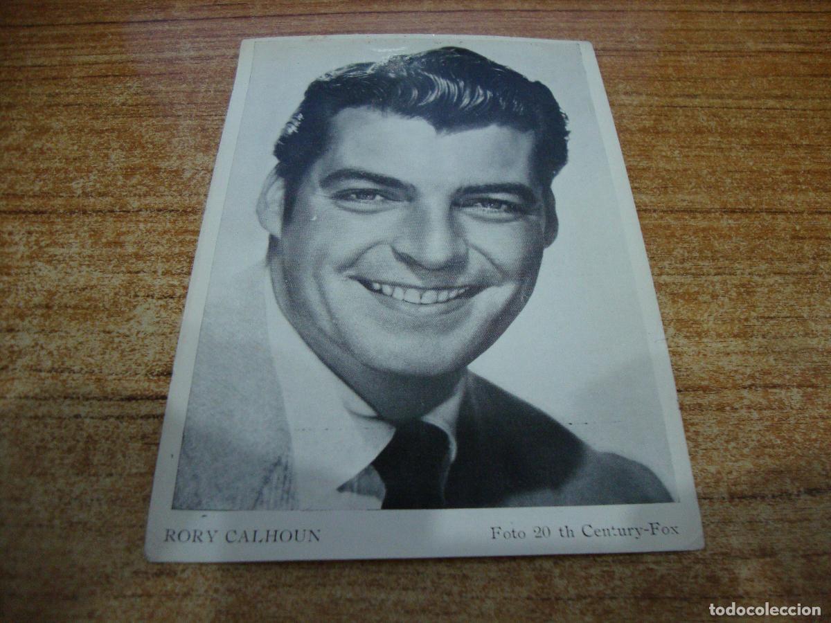 Cine: FOTO COLECCION ARTISTAS DE LA PANTALLA REVISTA FLORITA RORY CALHOUN