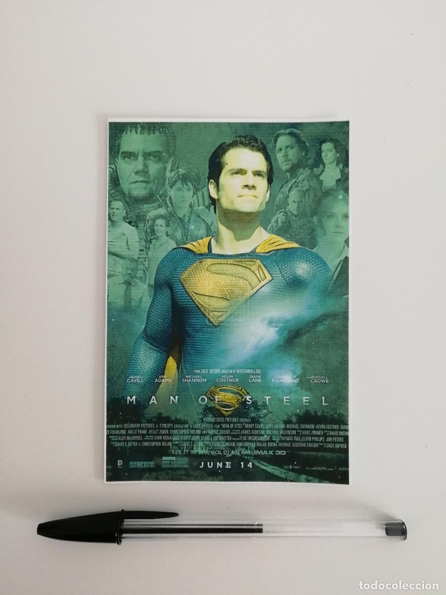 Cine: IMPRESO PAPEL -9*13- EL HOMBRE DE HIERRO MAN OF STEEL - SUPERMAN