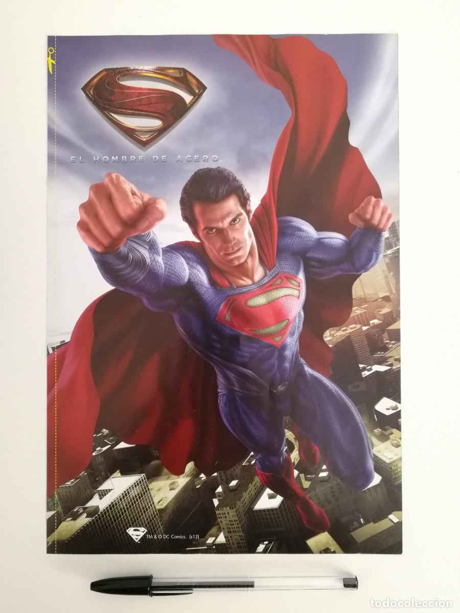Cine: FICHA COLECCIONABLE -A4- EL HOMBRE DE ACERO - SUPERMAN - MAN OF STEEL - HENRY CAVILL