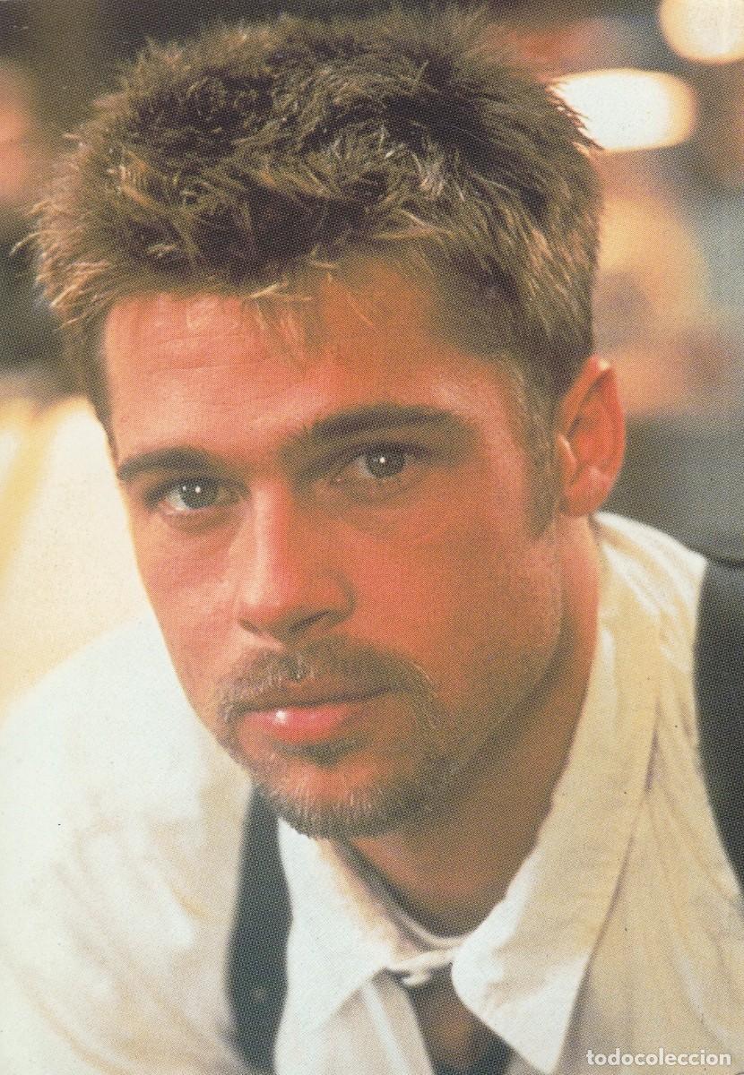 Cinema: (4512) POSTAL ACTORES y ACTRICES de CINE. - BRAD PITT (FIRMADA AUTOGRAFO)